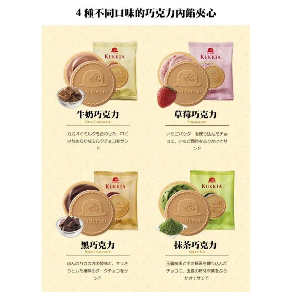 日本 紅帽子 法蘭酥 禮盒 綜合 牛奶 抹茶 草莓 巧克力 赤帽子 高帽子 盒裝 袋裝 12枚 20枚 24枚 32枚-細節圖3