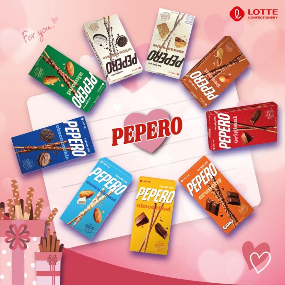 韓國 樂天 LOTTE PEPERO 杏仁白巧克力棒 巧克力棒 杏仁 白巧克力-細節圖2