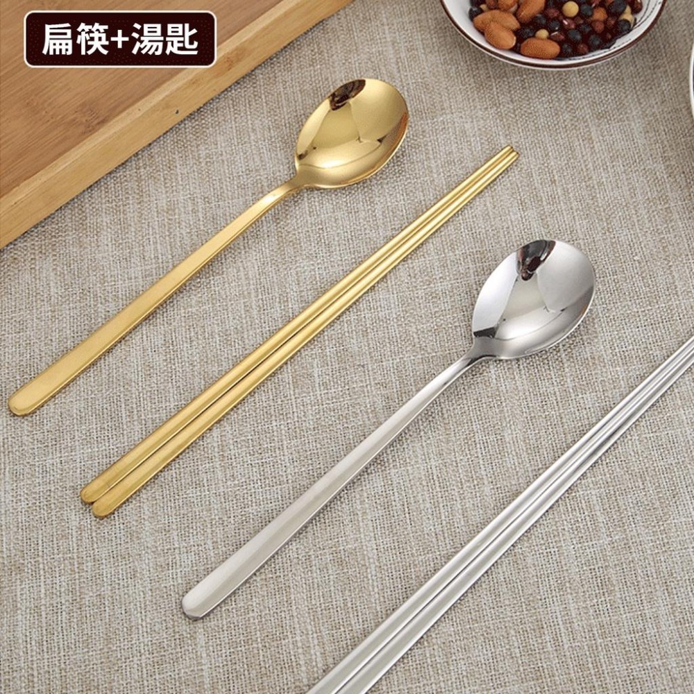 韓國 泡麵鍋 16公分 18公分 加厚鋁製 韓國筷子 韓國湯匙 韓國不鏽鋼餐具 不鏽鋼餐具組-細節圖4
