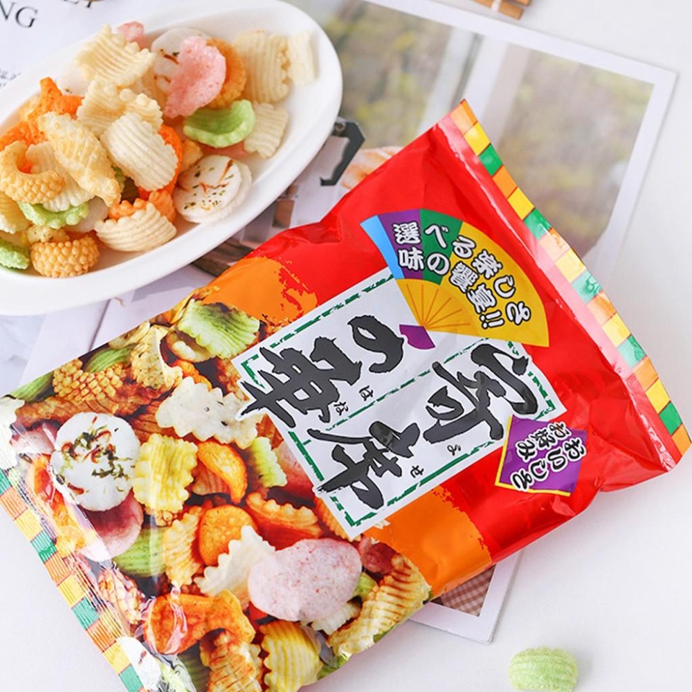 日本神田 寄席之華米果 綜合米果 海鮮米果 仙貝 蝦餅 狂銷熱賣 72g-細節圖2