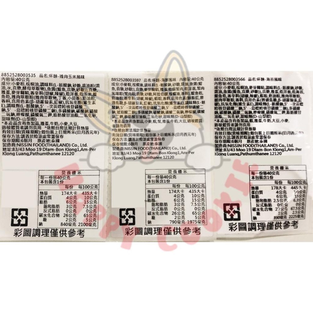 日清 小叮噹 哆啦A夢杯麵 泡麵 杯麵 碗麵 方便麵 沖泡 海鮮 香菇雞肉 雞肉玉米 燒烤雞肉 海苔 40g-細節圖5