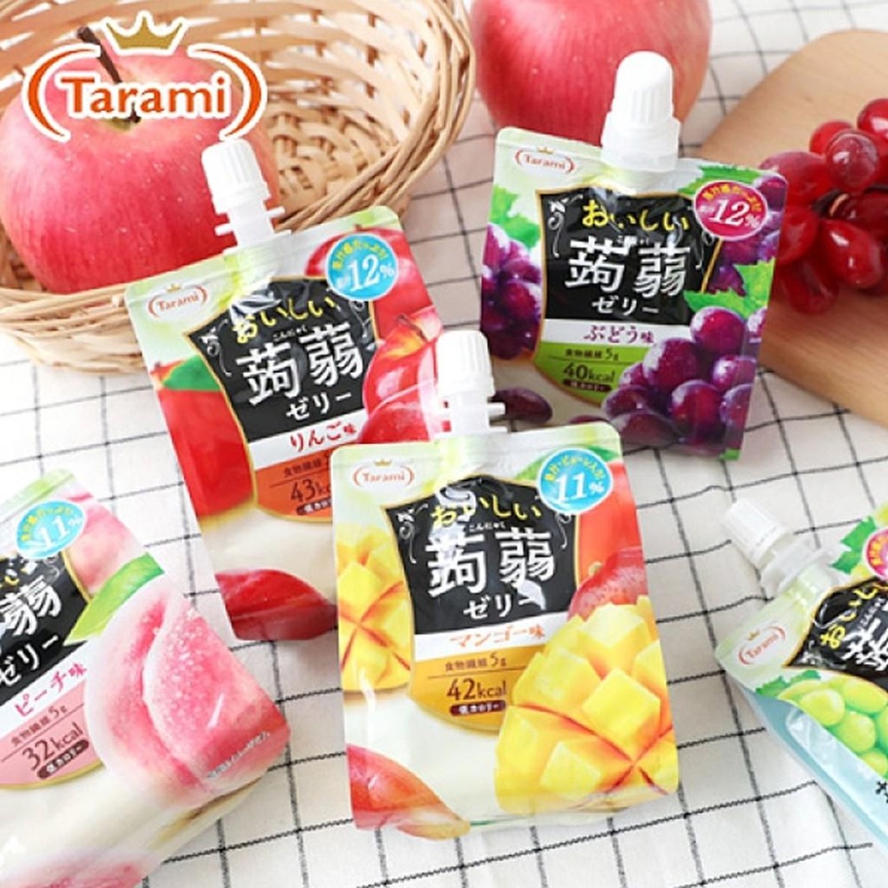 日本 Tarami 達樂美 低卡蒟蒻 果凍飲 果汁 蒟蒻 吸吸樂 低卡 150g-細節圖2