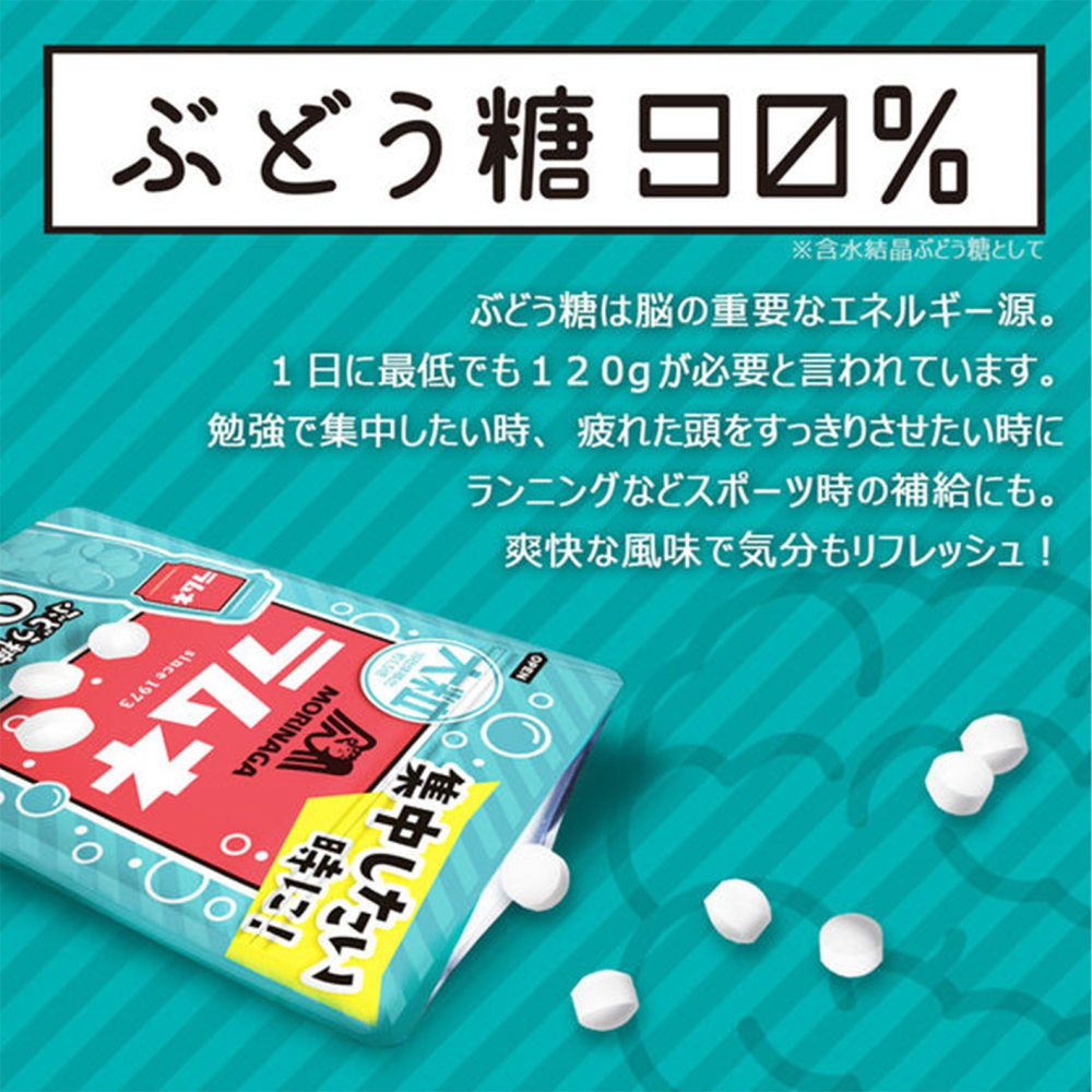 日本 森永 彈珠汽水糖錠 大粒 彈珠汽水 汽水糖 41g-細節圖2