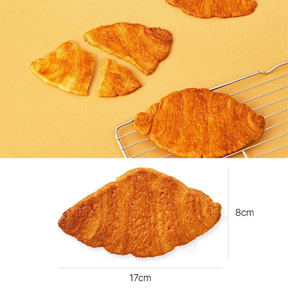韓國 GINI F&S 香甜酥脆 扁可頌 牛角麵包 可頌 牛角 餅乾 20g-細節圖3