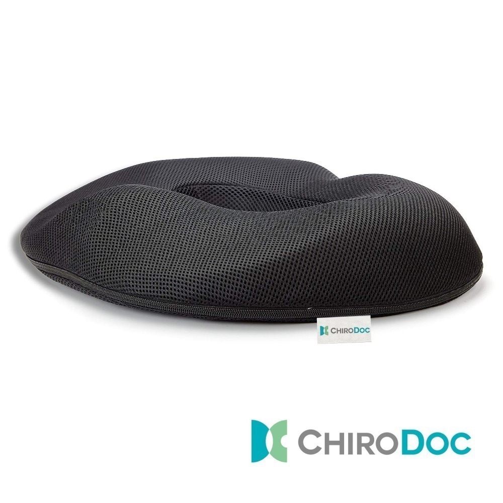 【屁股救星】ChiroDoc 3D中空記憶棉坐墊｜人體工學懸空設計 孕產期釋壓 甜甜圈坐墊 居家休養久坐族必備-細節圖3