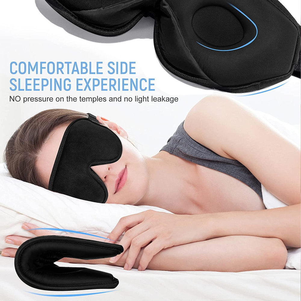 2024新款【原廠正品】ChiroDoc 睡眠眼罩 - 遮光眼罩 立體睡眠眼罩 3D眼罩 加大眼罩 無痕眼罩-細節圖3