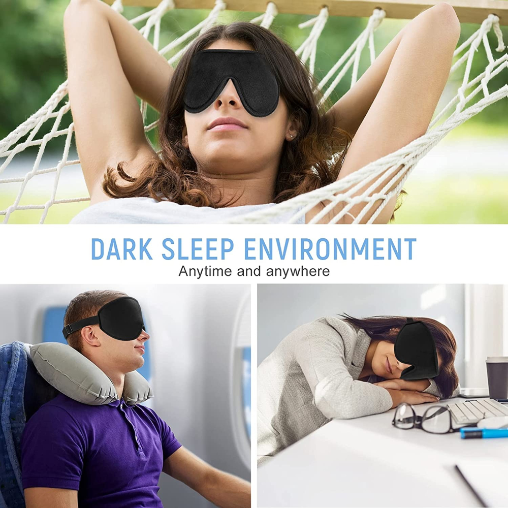 2024新款【原廠正品】ChiroDoc 睡眠眼罩 - 遮光眼罩 立體睡眠眼罩 3D眼罩 加大眼罩 無痕眼罩-細節圖4