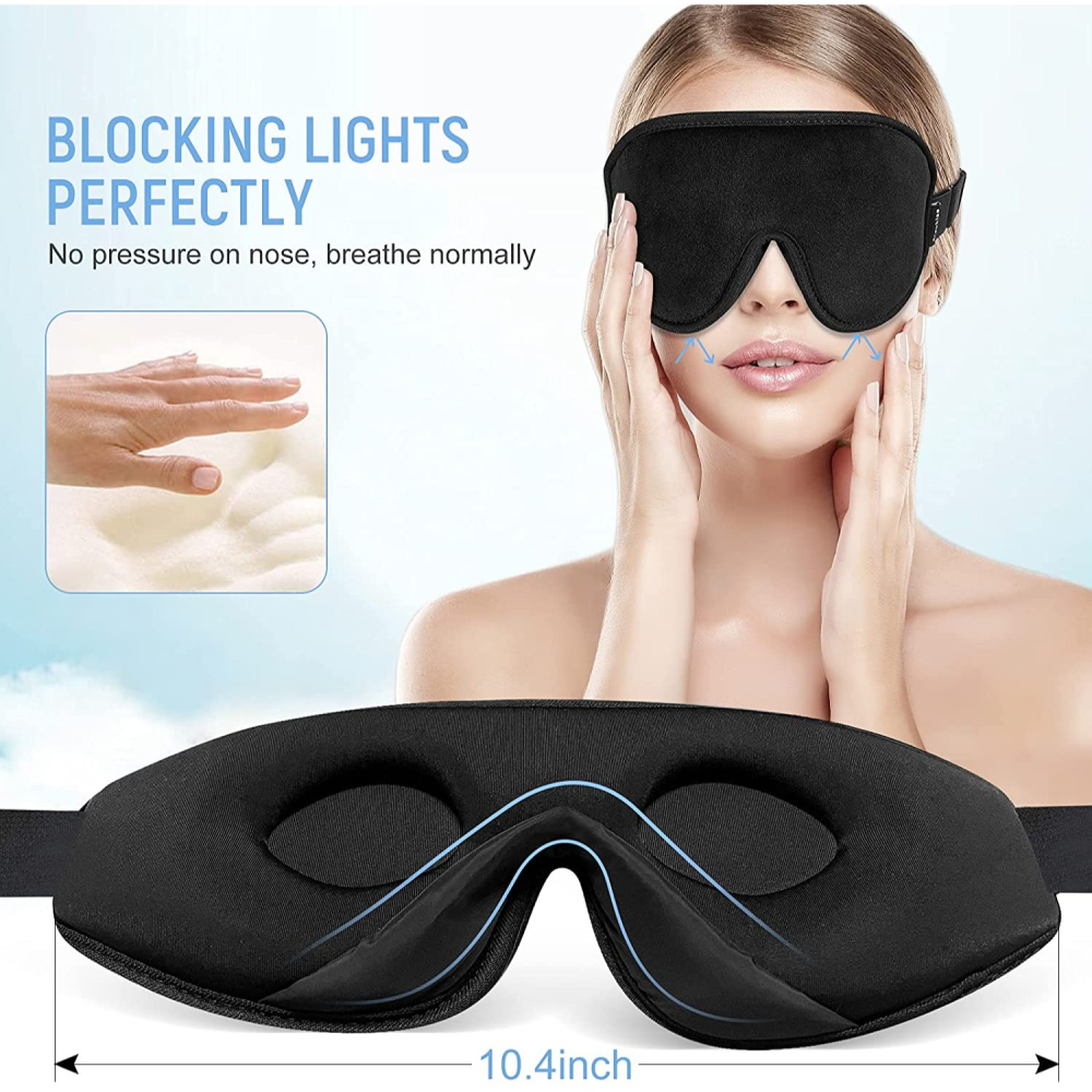 2024新款【原廠正品】ChiroDoc 睡眠眼罩 - 遮光眼罩 立體睡眠眼罩 3D眼罩 加大眼罩 無痕眼罩-細節圖7