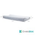 【㊣原廠正品】ChiroDoc 凱洛達記憶棉低睡枕 -記憶棉枕  記憶枕 枕頭 人體工學枕 防瞞抗菌 低枕 薄枕舒壓枕-規格圖10