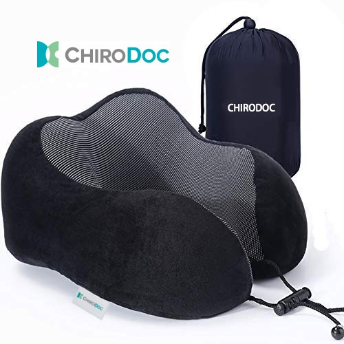 【㊣原廠正品】Chirodoc 凱洛達記憶棉旅行飛機枕 旅行枕 午睡枕 U型枕 記憶棉枕 頸枕 頸椎枕 護頸枕午睡神器-細節圖5