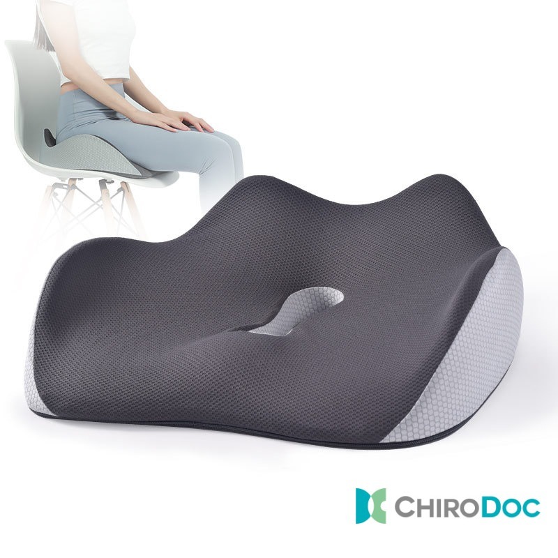 【原廠正品】ChiroDoc 3D人體工學中空減震坐墊（終身保固）｜中空美臀墊 孕產期釋壓 甜甜圈減壓墊 辦公室久坐開車-細節圖4