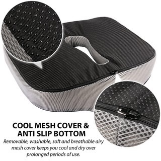 【原廠正品】ChiroDoc涼爽透氣記憶棉坐墊—中空坐墊通風透氣3D網眼布料人體工學設計矯正坐姿舒緩尾椎痛坐骨痛下背痛-細節圖8