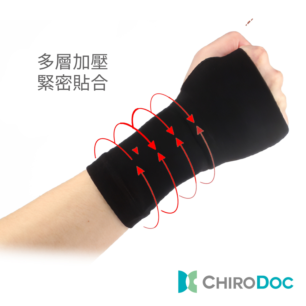 【原廠正品 】Chirodoc 凱洛達 高彈力護腕（單入)-  運動護腕 頂級專業護具 護手套 護腕套 拇指護掌腕-細節圖11