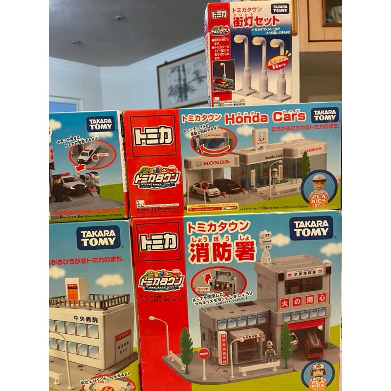 [山姆玩具城]多美 Tomica 場景 絕版品全新未拆封 出清 Honda 交番 病院 消防署 Tomy Takara-細節圖3