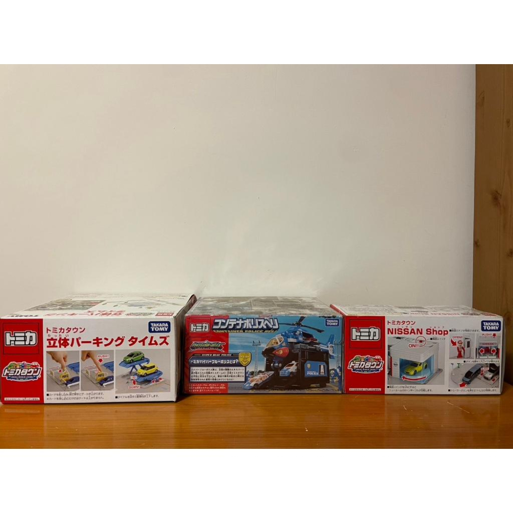 [山姆玩具城]Tomy TAKARA TOMICA 救援直升機 立體停車場 Nippon汽車租賃中心 絕版收藏品-細節圖2