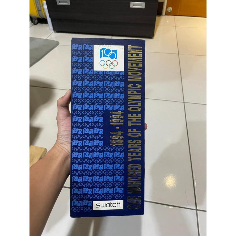 [山姆鐘錶] SWATCH 限量版手錶 100百年紀念 奧運紀念錶-細節圖2