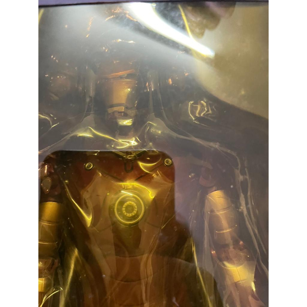 [山姆玩具城] 鋼鐵人 Hot Toys 馬克3 MMS75 1/6 模型公仔擺設 盒況不佳-細節圖4