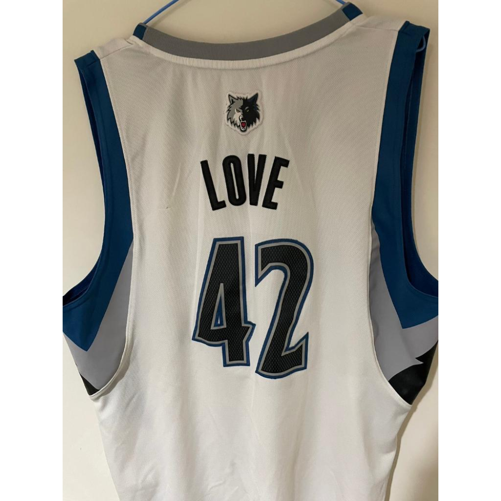 [山姆服飾] NBA 籃球衣ADIDAS 灰狼隊42號KEVIN LOVE 美版L號-細節圖3