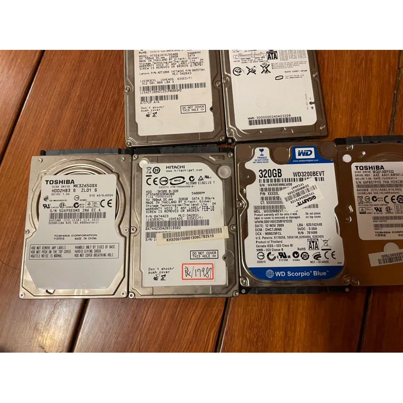 6顆硬碟 4顆320G 2顆160G 硬碟機械碟 可正常讀取-細節圖2