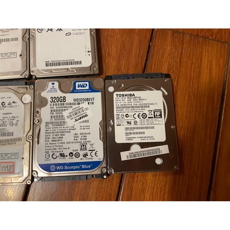 6顆硬碟 4顆320G 2顆160G 硬碟機械碟 可正常讀取-細節圖3