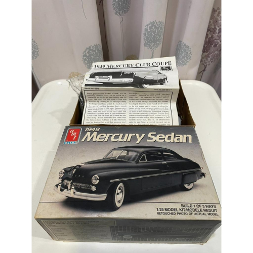 [山姆玩具城] AMT 1949 組裝模型車 Mercury Sedan 1/25 半成品