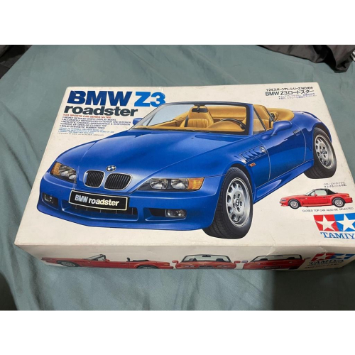 &lt;山姆玩具城&gt;TAMIYA BMW Z3 roadster 組裝模型車 全新 有盒損 玩具模型