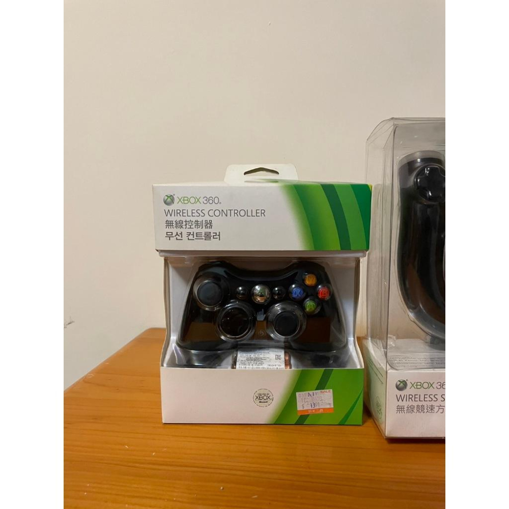 [山姆玩具城]Xbox 360無線手把 搖桿 無線方向盤 極限競速4 公司貨 正版 絕版 可收藏-細節圖2