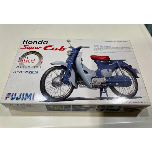 ［山姆玩具城］HONDA SUPER CUB FUJIMI C100組裝模型 塑膠模型