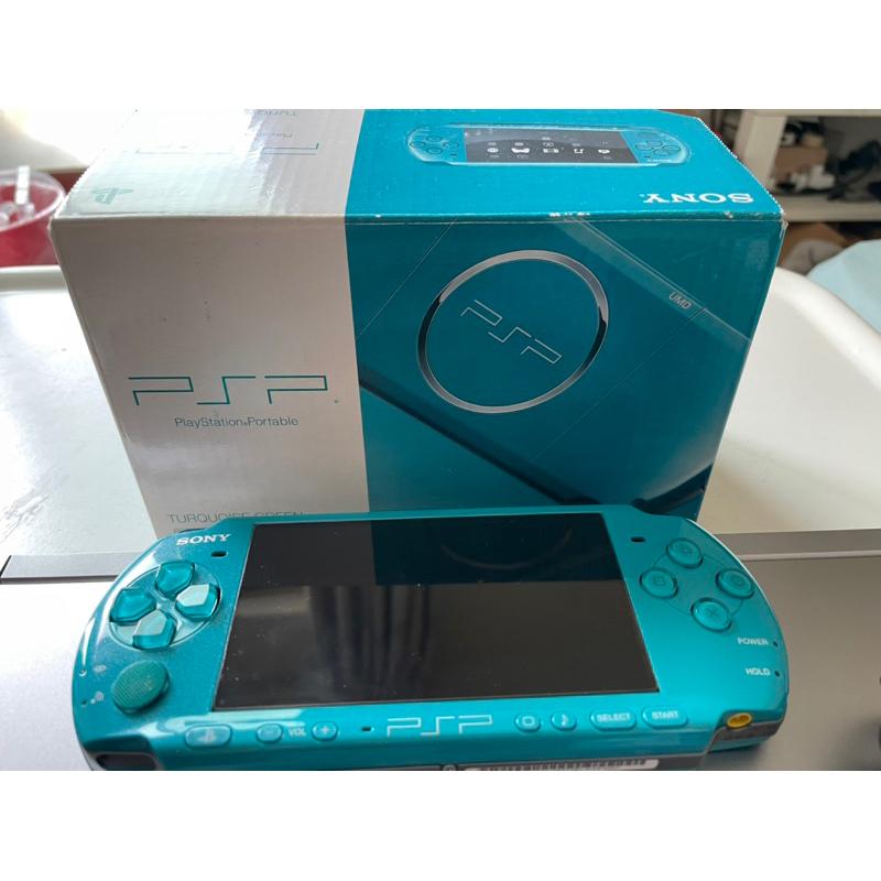 [山姆電玩] PSP 3007青瓷綠 原裝正版盒裝 9.5成新 螢幕貼膜 庫存美品 僅此一台 遊戲機 掌上型-細節圖2