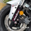 反光屋FKW MMBCU MMB 3M 反光前叉貼 前叉造型貼 蛇紋 1份包含2張 反光貼紙 車貼 避震器貼 前避震器-規格圖9