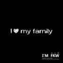 反光屋FKW 大款家庭系列 文字  I love my family 我愛我的家人 可愛反光文字貼 家庭貼紙 溫馨可愛-規格圖6
