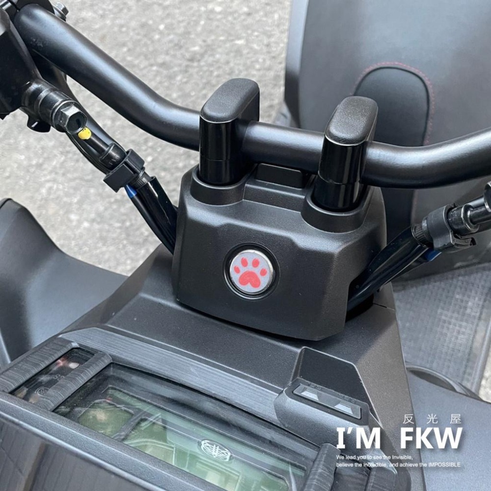 反光屋FKW FORCE 2.0 AUGUR 油箱蓋貼 儀表板貼 防水車貼 3M原廠背膠 YAMAHA 反光車標貼-細節圖3