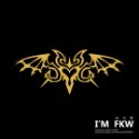反光屋FKW 羽翼 惡魔印記 蝙蝠 翅膀 反光貼紙 設計師手繪 酷炫標誌 機車重機車隊安全帽貼紙 防水防曬高亮度-規格圖6