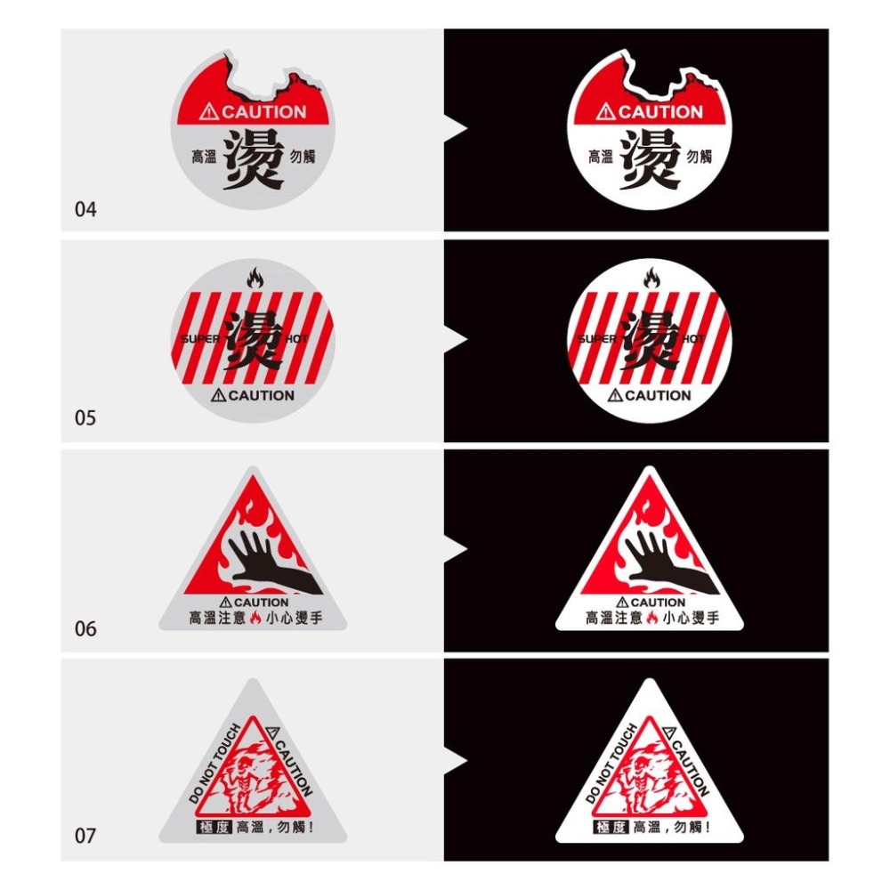 反光屋FKW 高溫注意 防燙蓋 車貼 3M工程級反光貼紙 MMBCU KRV FORCE JETSL 勁戰 DRG 通用-細節圖7