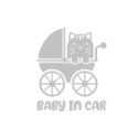 反光屋FKW BABY IN CAR 反光貼紙 防水車貼 baby in car 汽車貼紙 嬰兒必備 RAV4-規格圖8