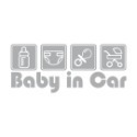 反光屋FKW BABY IN CAR 反光貼紙 防水車貼 baby in car 汽車貼紙 嬰兒必備 RAV4-規格圖8
