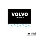 反光屋FKW VOLVO XC40 XC60 V40 V60 S60 通用 汽車反光水洗標 夾標 防水車貼 獨家設計販售-規格圖5