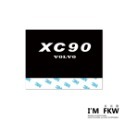 反光屋FKW VOLVO XC40 XC60 V40 V60 S60 通用 汽車反光水洗標 夾標 防水車貼 獨家設計販售-規格圖5