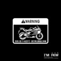反光屋FKW CUXI CUXI115 CUXI125 YAMAHA 車型警告貼紙 警示貼 反光貼紙 反光車貼 防水耐曬-規格圖6