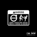 反光屋FKW BMW 汽車警告貼紙 bmw 118i 220i X1 X4 X6 520i 320i 通用 反光防水車貼-規格圖6