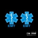反光屋FKW EMT 救護員 急救員 緊急醫療技術員 徽章 救護車醫療服務 3M工程級反光材料 網版印刷製作 非一般噴圖-規格圖8