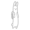 反光屋FKW 長形動物 文青熊貓 哈囉羊 拳王牛 背包兔 3M反光貼紙 機車汽車貼紙 防水貼紙 可愛有趣 可客製化訂做-規格圖9