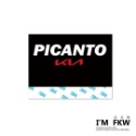 反光屋FKW KIA PICANTO STONIC SPORTAGE SORENTO EV6 汽車反光水洗標 車標 車貼-規格圖6