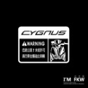 反光屋FKW EC-05 EC05 YAMAHA 車型警告貼紙 防水車貼 警示貼 7*5公分 反光貼紙 透明底 台灣山葉-規格圖7