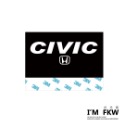 反光屋FKW CRV HRV FIT ODYSSEY CIVIC HONDA CITY 通用 汽車反光水洗標 反光車標-規格圖8