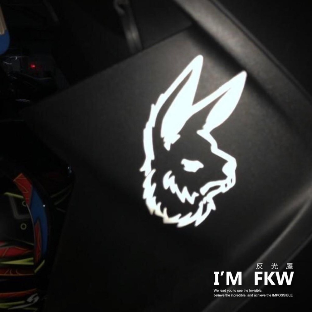 反光屋FKW 十二生肖 生肖 設計師手繪 鼠牛虎兔龍蛇馬羊猴雞狗豬 反光貼紙 車貼 動物 高亮度防水-細節圖2
