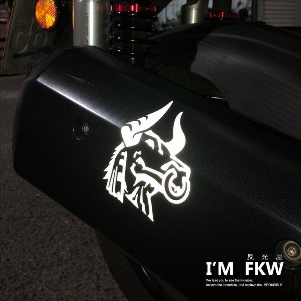 反光屋FKW 十二生肖 生肖 設計師手繪 鼠牛虎兔龍蛇馬羊猴雞狗豬 反光貼紙 車貼 動物 高亮度防水-細節圖3