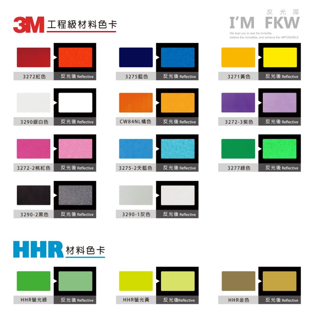 反光屋FKW 客製化 hushtag 3M 反光貼紙 防水 車貼 防水貼紙 機車貼紙 耐曬 多種顏色選擇-細節圖4