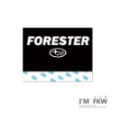 反光屋FKW FORESTER5 FORESTER4 FORESTER 森林人 SUBARU社團專屬 反光水洗標 夾標-規格圖9