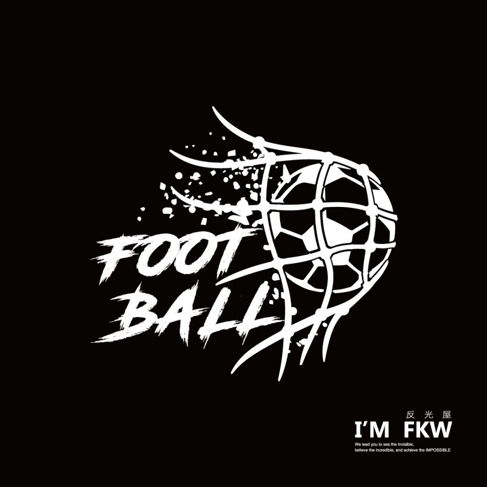 反光屋FKW 足球 運動 車貼 反光貼紙 汽車貼紙 防水耐曬 玻璃 烤漆面 防水貼紙 FOOTBALL SOCCER-細節圖2